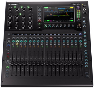 ALLEN & HEATH QU-5D MIXING CONSOLE 17x faders, 16x mic/line in, 12x XLR out, 16x16 Dante interface