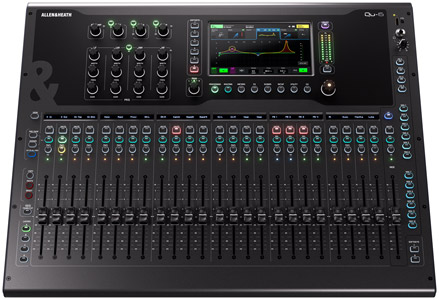 ALLEN & HEATH QU-6 MIXING CONSOLE 25x faders, 24x mic/line in, 16x XLR out
