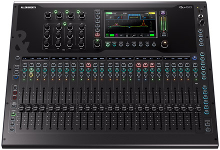 ALLEN & HEATH QU-6D MIXING CONSOLE 25x faders, 24x mic/line in, 16x XLR out, 16x16 Dante interface