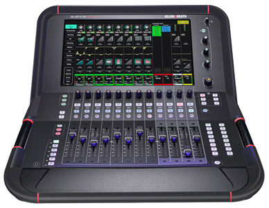 ALLEN & HEATH AVANTIS SOLO MIXING CONSOLE 64ch, 12 faders, 6x6 analogue I/O, 1x1 AES I/O