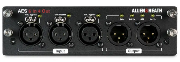 ALLEN & HEATH AES6I4O AUDIO INTERFACE CARD AES3 6x input, 4x output