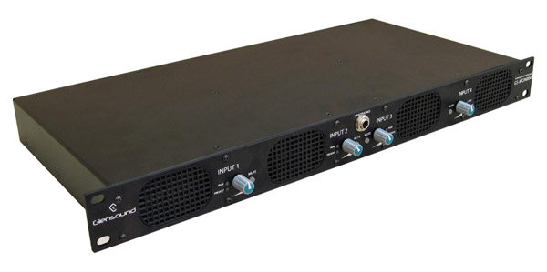 GLENSOUND GS-MON004 LOUDSPEAKER Rack mounting, 4-channel, 1U