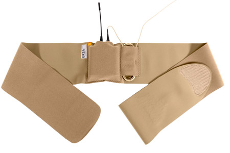 URSA WAIST STRAP Vertical pouch big, 120cm, large, beige