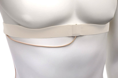 URSA CHEST STRAP Microphone mount, 110cm, non-slip, white