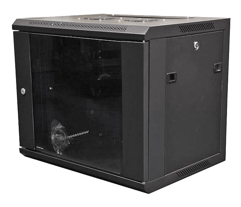 CANFORD ES4086022/B-T WALL RACK CABINET 22U, 600d, with glass door, black