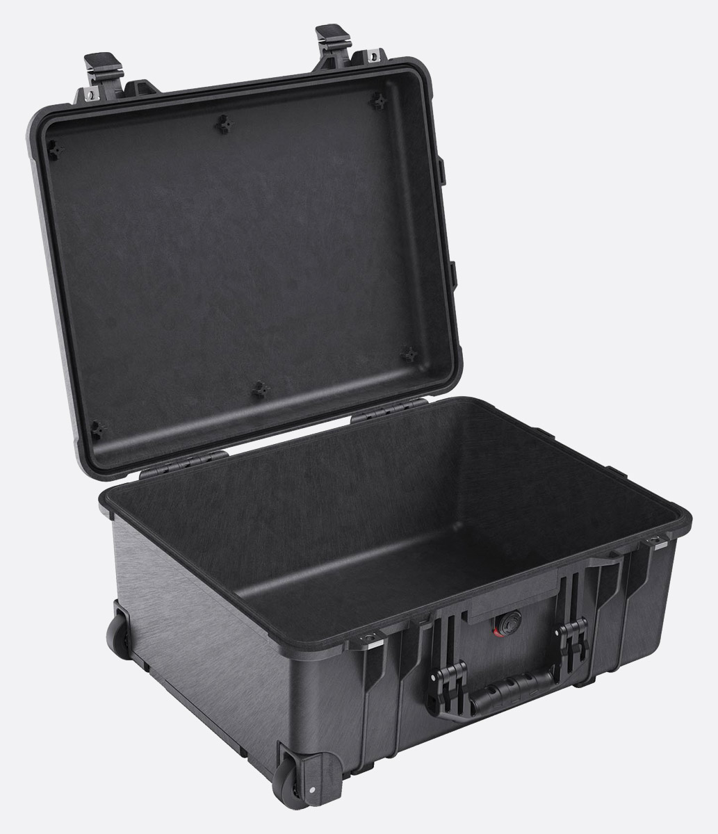 PELI 1150 PROTECTOR CASE Internal dimensions 211x147x95mm, with foam, black