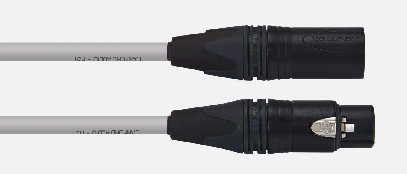 CANFORD XLR - XLR CABLES, HST, 3-PIN NEUTRIK XLR Black shell CANFORD XLR - XLR CABLES, HST, 3-PIN NEUTRIK XLR Black shell