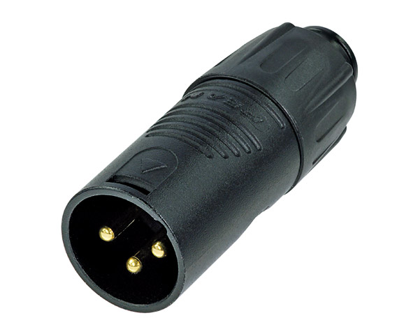 REAN RA3MT-B Adapter, Tiny-XLR 3-pin male to XLR 3-pin male