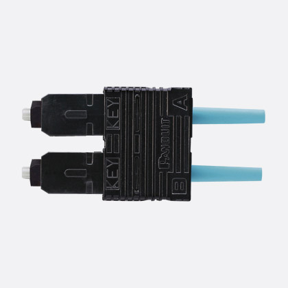 Panduit FLCDMCXAQY For Opticam LC Duplex 10Gig Multimode Fiber Optic Connector