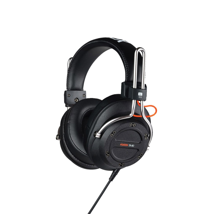 FOSTEX TR80 (80) HEADPHONES Closed back, 80 ohms, 3.5mm jack, 6.35mm