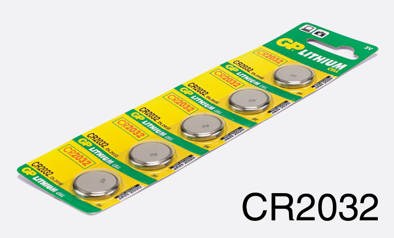 GP CR2430 Lithium Button Cell Battery, 3V (Pack of 5)