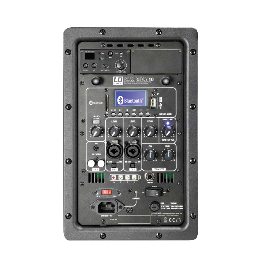 LD SYSTEMS ROADBUDDY 10 HS PORTABLE PA Battery or AC powered, bluetooth