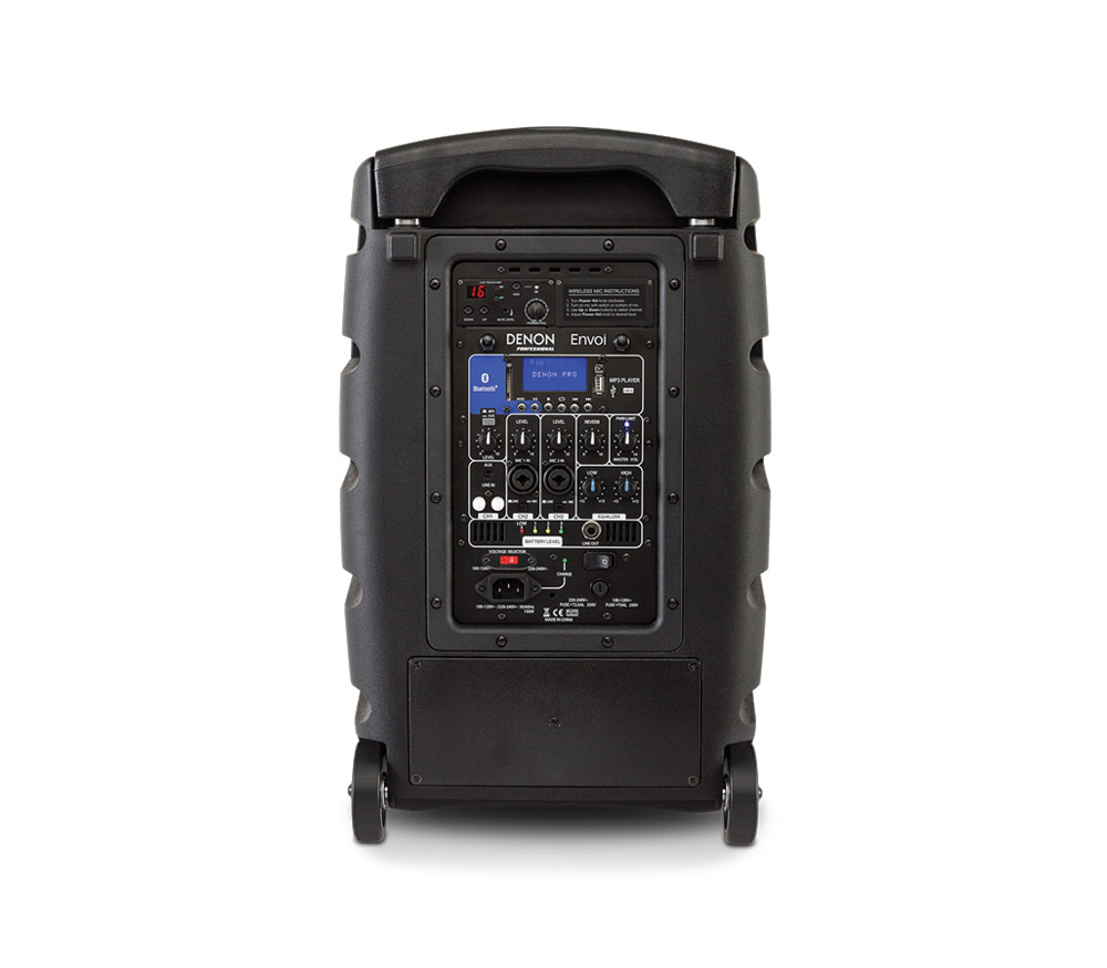DENON ENVOI PORTABLE PA AC or battery powered, 863865MHz, with