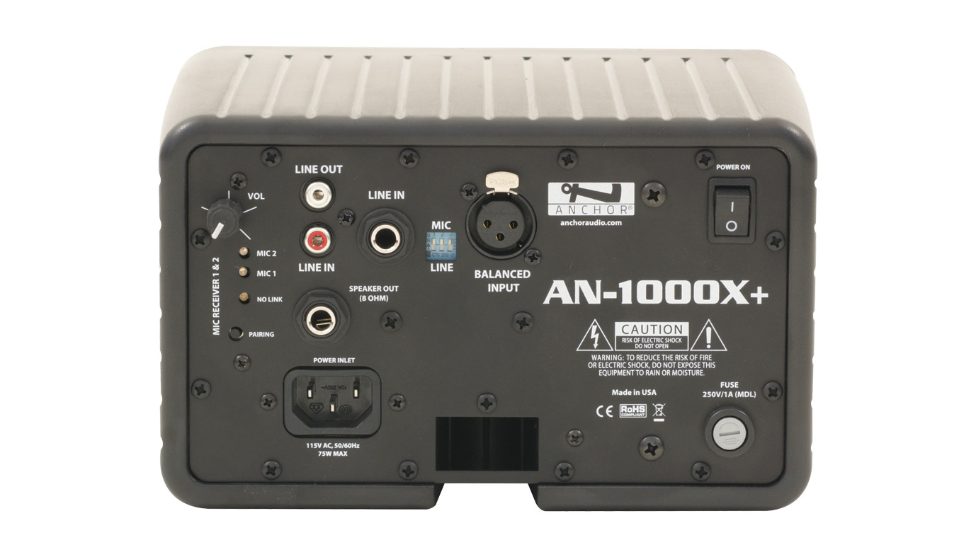 ANCHOR AN1000XU2+ MONITOR SPEAKER AC, 50watts, 107dB, 4.5inch + 10mm