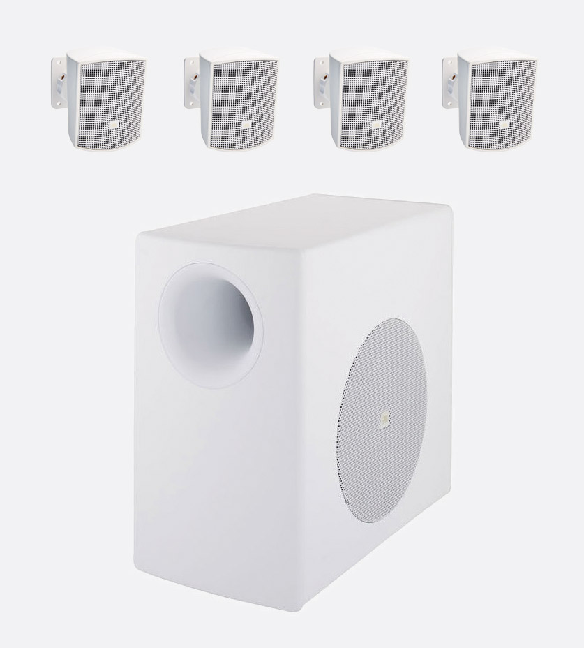 JBL CONTROL PACK-WH SYSTEM Including 1x 4x white