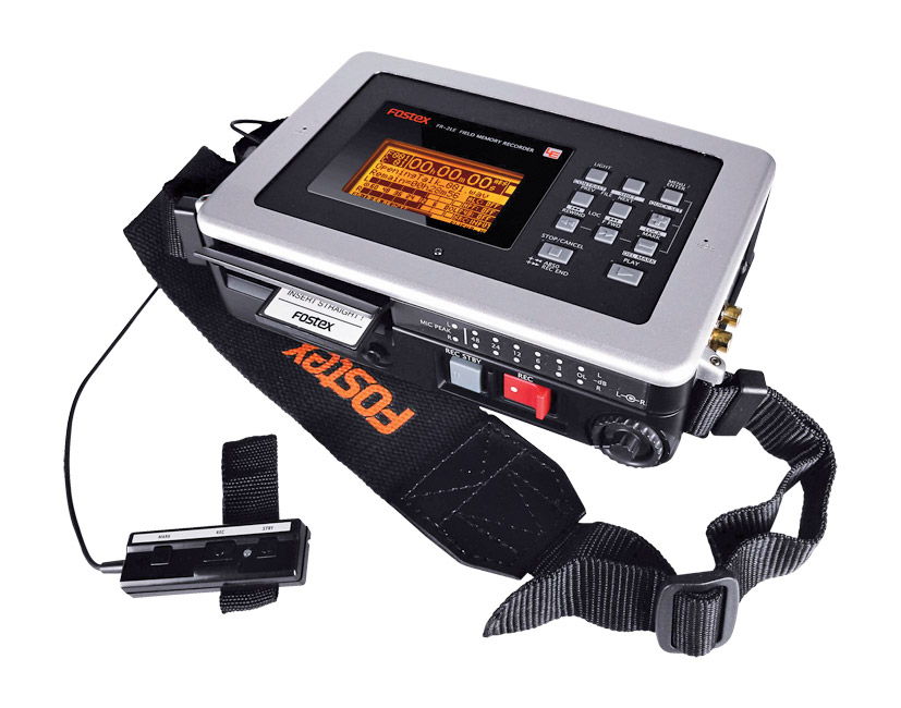 FOSTEX FR2LE PORTABLE RECORDER Compact flash, stereo mics, ext mic