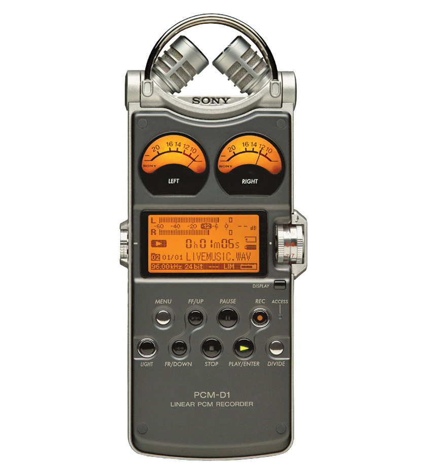 SONY PCMD1 PORTABLE RECORDER For Memory Stick Pro, 4GB internal flash