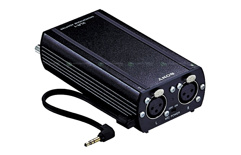 SONY XLR1 MICROPHONE ADAPTER For PCMD1, PCMD50 portable recorder, 2x