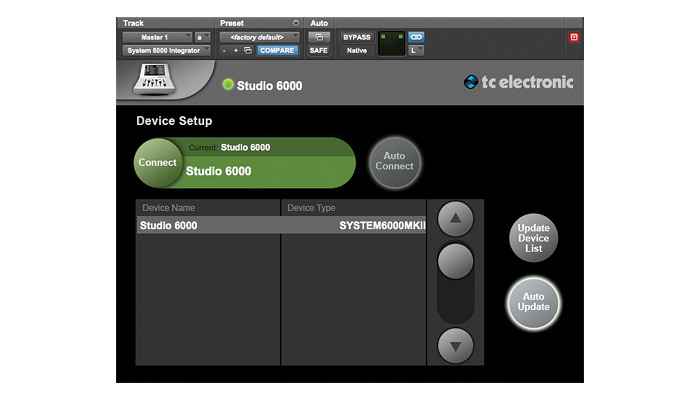 TC ELECTRONIC SYSTEM 6000 INTEGRATOR PLUGIN Audio/Video software