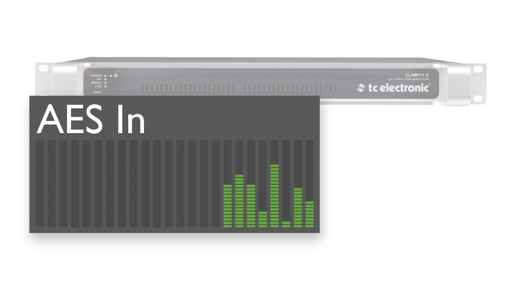 TC ELECTRONIC 16 CHANNEL AES SOFTWARE LICENCE For Clarity X