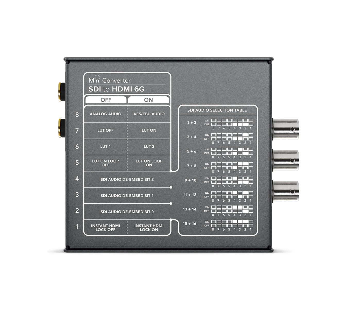 BLACKMAGIC CONVMBSH4K6G MINI CONVERTER SDI to HDMI 6G