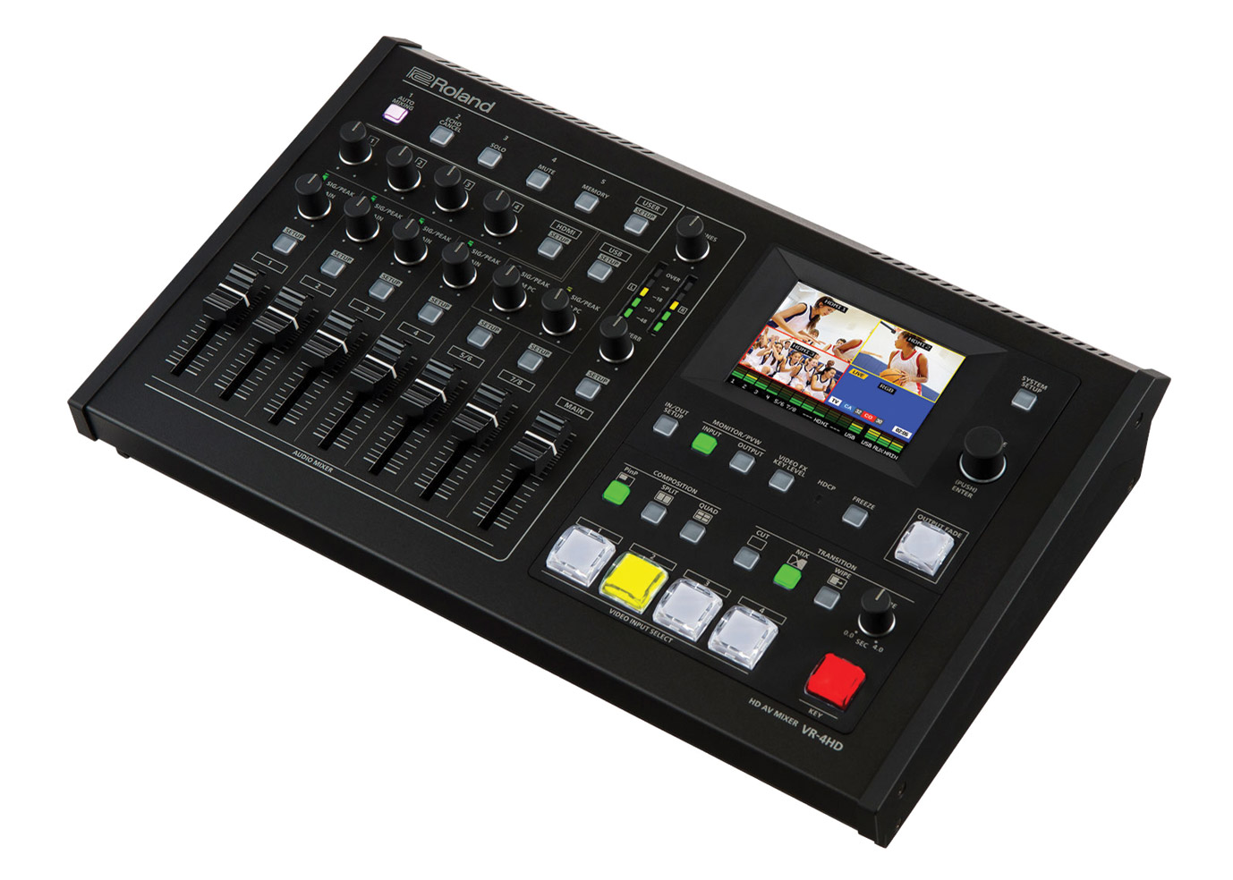 ROLAND VR4HD AV MIXER 6input, 18channel digital audio, 4channel