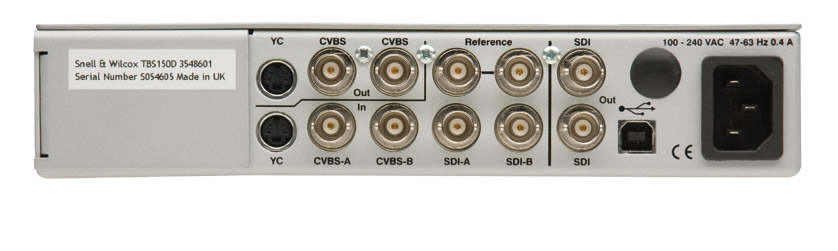 Snell Wilcox Tbs150d Synchroniser Tbc 2x Sdi 2x Cvbs 1x Y C Video In And Out