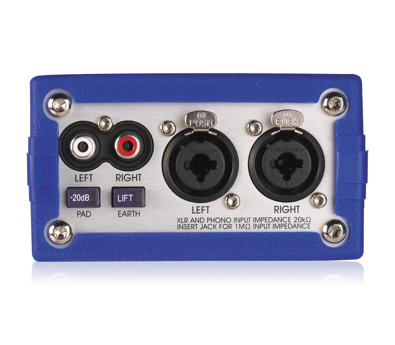 KLARK TEKNIK DN200 DI BOX Active, stereo, earth lift, 20dB pad, 48V