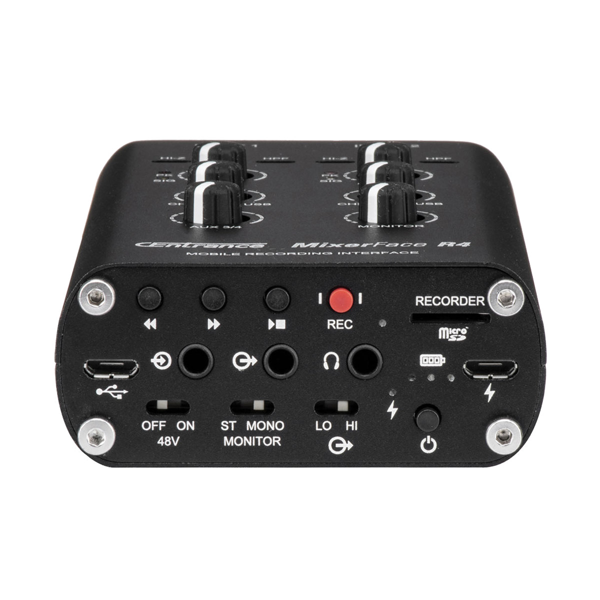 CENTRANCE MIXERFACE R4B USB MIXER INTERFACE Internal recorder, 2x mic