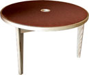 CANFORD ACOUSTIC TABLE Ash, circular 1220mm, special colour fabric