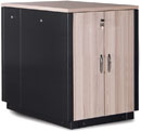LANDE ES4207117/B-L ACOUSTIC RACK CABINET 17U, 750 wide, 1130 deep, black with maple panels