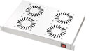 CANFORD FRONT MOUNT FAN TRAY 4 fans, on/off switched, grey