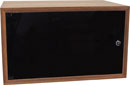 CANFORD ES4154006/W DESKTOP SURFACE Pod 6U, acrylic door, 400mm deep, Walnut