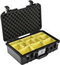 PELI 1485PD AIR CASE With padded dividers, internal dimensions 451x259x156mm, black