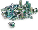 RACKMOUNT BOLTS Pan, pozi, nickel, 12mm (pack of 50)