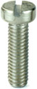 RACKMOUNT BOLTS Cheese, slotted, nickel, 20mm (pack of 25)