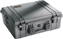 PELI 1600 PROTECTOR CASE With padded dividers, internal dimensions 546x420x202mm, black