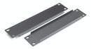 CANFORD RACK PANEL BLANK, HALF WIDTH 1U Extruded aluminium, dark grey