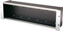 EMO E336 MOUNTING FRAME For up to 6x E335 panel mounting microphone splitter, 3U rackmount