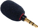 CONTACTA RF-TX1-PM MICROPHONE Plug-in, miniature, condenser, 3.5mm jack connector, black