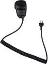 SHARMAN DM100 SPEAKER/MICROPHONE For PMR radio, with lapel clip, dual plug