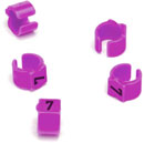 CABLE MARKERS PS15RCC.7 Retrofit, colour-coded, loose, bagged, violet (pack of 50)