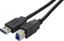 USB CABLE 3.0, Type A male - Type B male, 5 metre