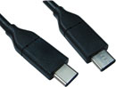 USB CABLE 3.2, Type C male - Type C male, 1.5 metre, black