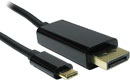 USB CABLE Type C male - Displayport male, 2 metres, black