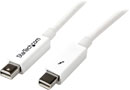 STARTECH THUNDERBOLT CABLE, 20Gbit/s, male to male, 3m, white