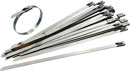 CABLE TIES 450 x 7.9mm, stainless steel, SS316 (pack of 100)