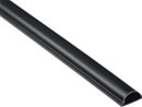 D-LINE R2D3015B 1/2-ROUND MINI TRUNKING, 30 x 15mm, 2.0m length, black