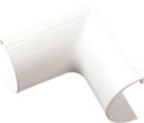 D-LINE FLIB2010W 1/2-ROUND CLIP-OVER INTERNAL BEND, For 20 x 10mm trunking, white