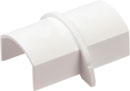 D-LINE CP2010W 1/2-ROUND SMOOTH-FIT COUPLER, For 20 x 10mm trunking, white